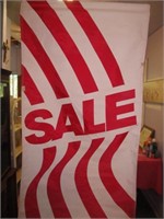 SALE - Roll Up 2 Sided Vinyl Store Banner