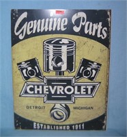 Chevrolet Genuine Parts retro style advertising si