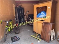 BICYCLES, GOLF BAG DOLLY, FURNITURE