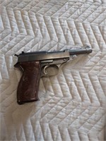 Mauser p 38 9mm. Byf 43. Serial no.2187