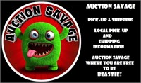 AUCTION SAVAGE, LLC PICK UP & SHIPPING INFO