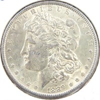 1889-P MORGAN SILVER DOLLAR $1.00