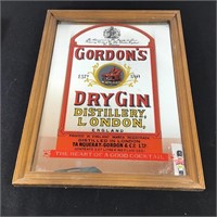 GORDON'S GIN ADVERTISING MIRROR