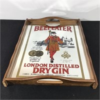 BEEFEATER GIN ADVERTISING MIRROR / TRAY