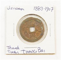 1889-1907 VIETNAM COIN THANH THAI THONG BAI
