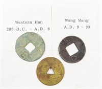AUTHENTIC VINTAGE CHINESE COINS VERY OLD ONES