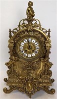 20th .C French Bronze Clock