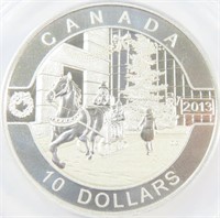 ANACS 2013 CANADA $10 SILVER PROOF FIRST RELEASE