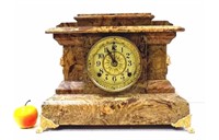 1880 Victoria Period Marble Clock