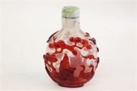 Chinese Overlaid Glass Snuff Bottle
