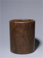 Chinese Zitan Wood Brushpot