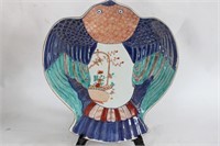 Large Japanese Famille Rose Porcelain Charger
