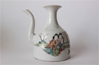 Chinese Famille Rose Porcelain Wine Ewer