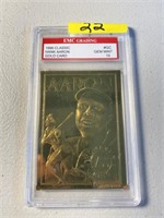HANK AARON GOLD CARD GRADED