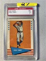 FRED TONEY GRADED CARD