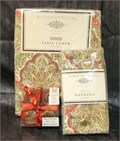 Raymond Waites Tablecloth & Napkins +