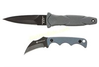 S&W KNIFE NECK/BOOT KNIFE COMBO BLK BLD W/SHTH PR3