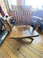 Wooden Desk Chair