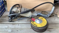 SIOUX 7in ANGLE GRINDER WITH NEW DEWALT GINDER