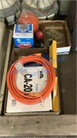 EXTENSION CORD, ROPE, TERMINAL CLAMPS, A