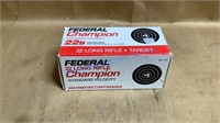 FEDERAL CHAMPION 22 LONG RIFLE TARGET - FOID