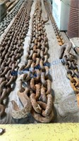 LOG CHAIN WITH HOOKS - 16ft