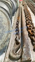 LOG CHAIN WITH HOOKS - 8ft
