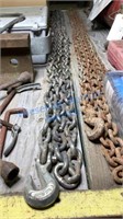 HI TENSILE 3/8 in LOG CHAIN WITH HOOKS - 20ft