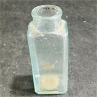 Antique Dr. Marshall's Snuff Bottle (3 1/2" Tall)