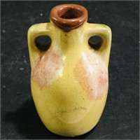 Antique Glazed Pottery Bottle (3" Tall)