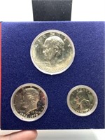 1976 3 COIN SILVER BICENTENNIAL PROOF SET