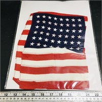 Antique 48-Star United States Silk Flag