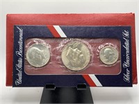 1976 3 COIN SILVER BICENTENNIAL UNC COIN SET