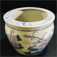 Glazed Pottery Flower Pot (4 3/4" Tall)