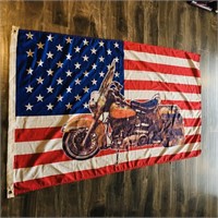 Harley Davidson United States Flag