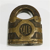Antique Yale Solid Brass Padlock