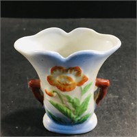 Vintage Ceramic Flower Vase (3 1/2" Tall)