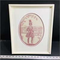 Framed Stitch Art (15 3/4" x 12 3/4") (Vintage)