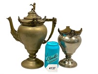 Antique Coffee/Tea Pot & Vase Lot