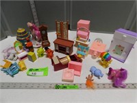 My Little Ponies, doll house furniture and more