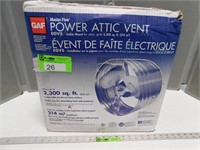 Power attic vent; appears never installed