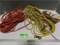 Extension cord and ropes