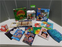 Games, sand art kits, books, note pad and more