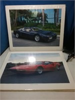 Group of two Ferrari artwork
