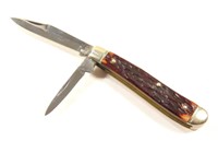 VINTAGE BOKER USA 3" 2 BLADE POCKET KNIFE #9908