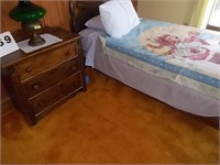 Single Bed And Dresser