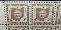 US Stamps 1953 Full Sheet of 70 Ohio