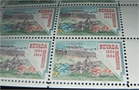 Sheet of 50 - Nevada Statehood - MNH - 1964