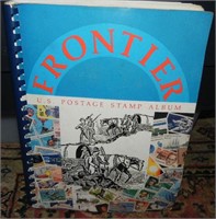 1990 US Fulton's Frontier Stamp Album & Contents