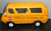 1970's Tonka School Bus/Van, Pressed Steel
